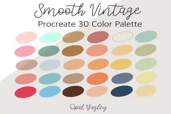 Smooth Vintage Procreate Color Palette