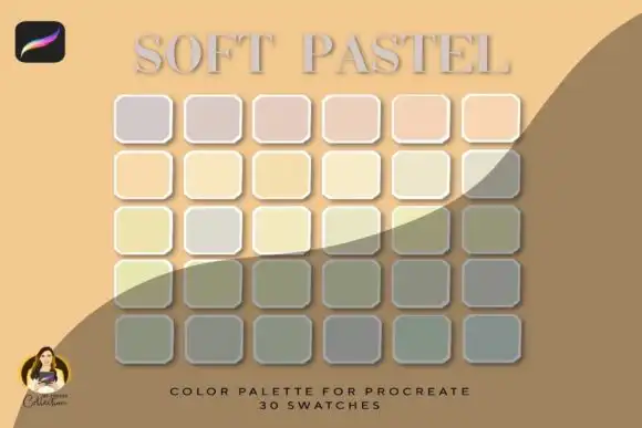 Soft Pastel Procreate Color Palette