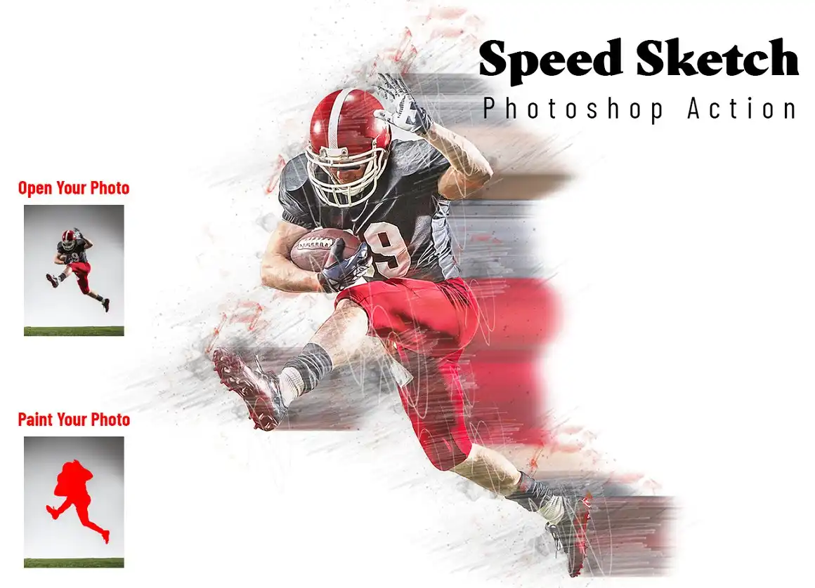 Speed Sketch Photoshop Action