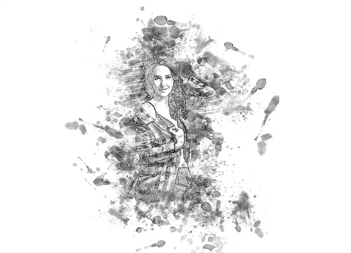 Stain Painting Photoshop Action 5 078454