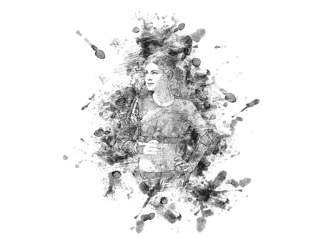 Stain Painting Photoshop Action 8 078414