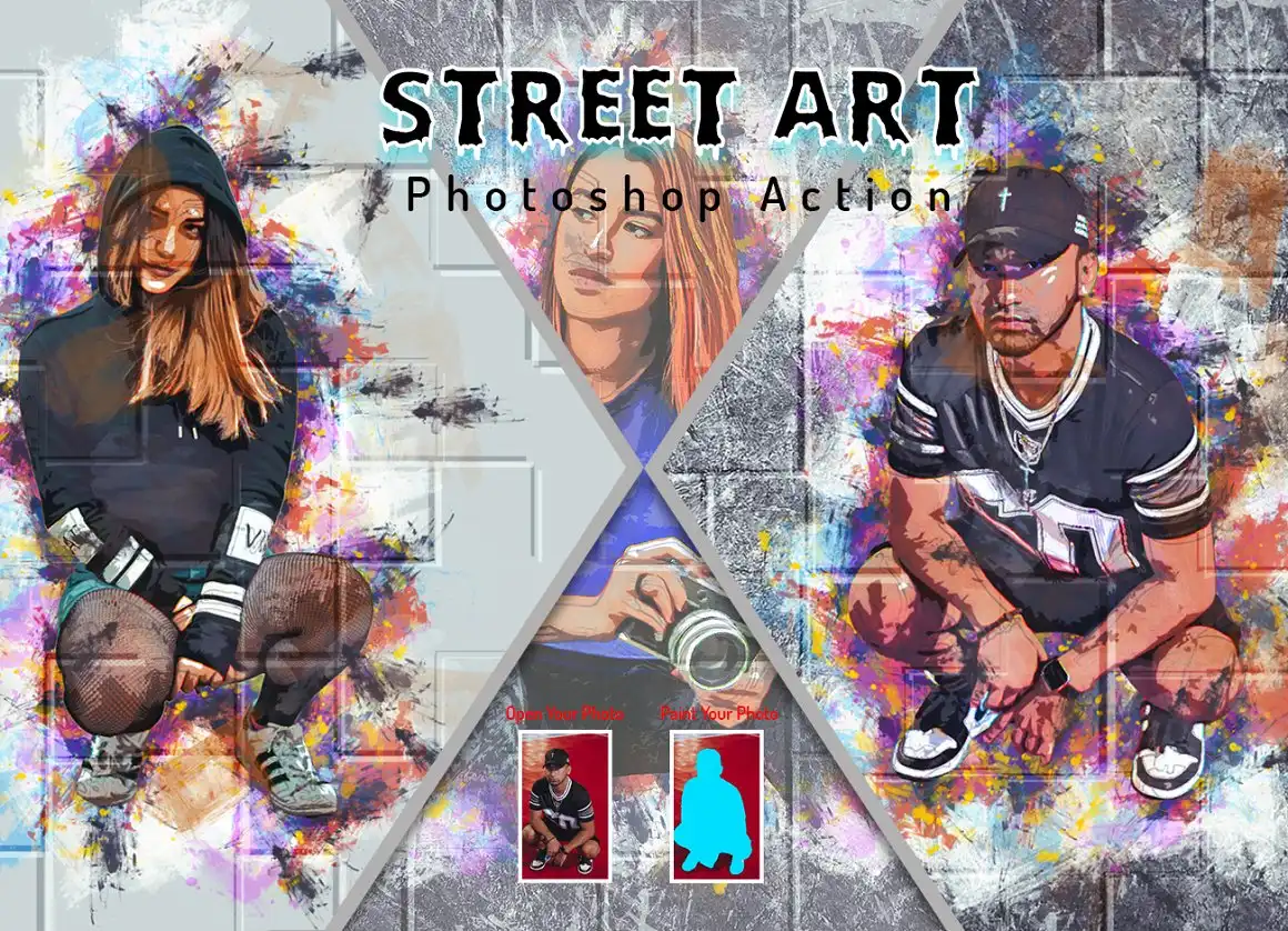 Street Art Photoshop Action