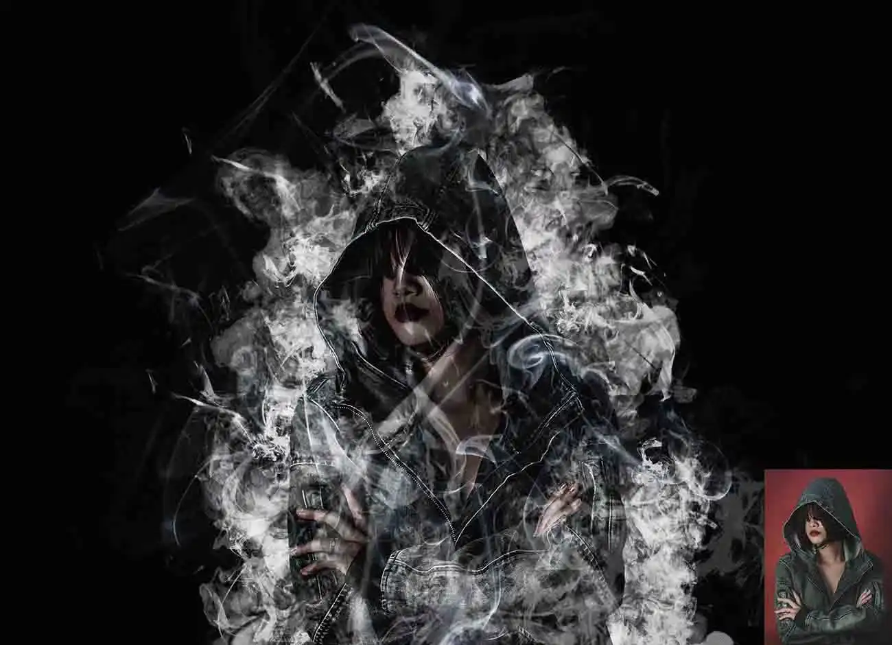 Stunning Smoke Photoshop Action 7 078306