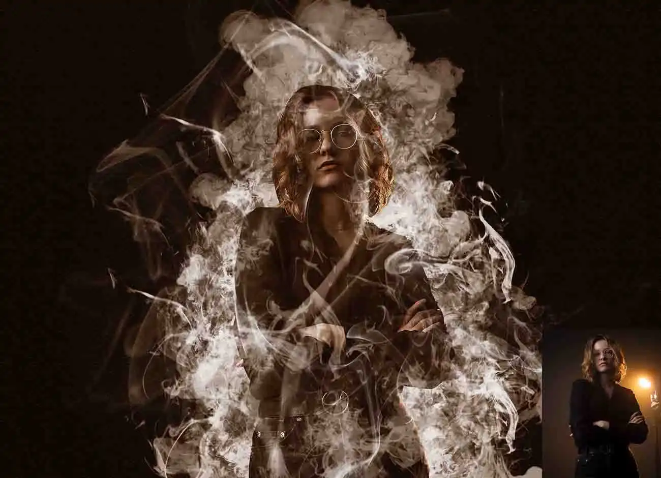 Stunning Smoke Photoshop Action 13 078240