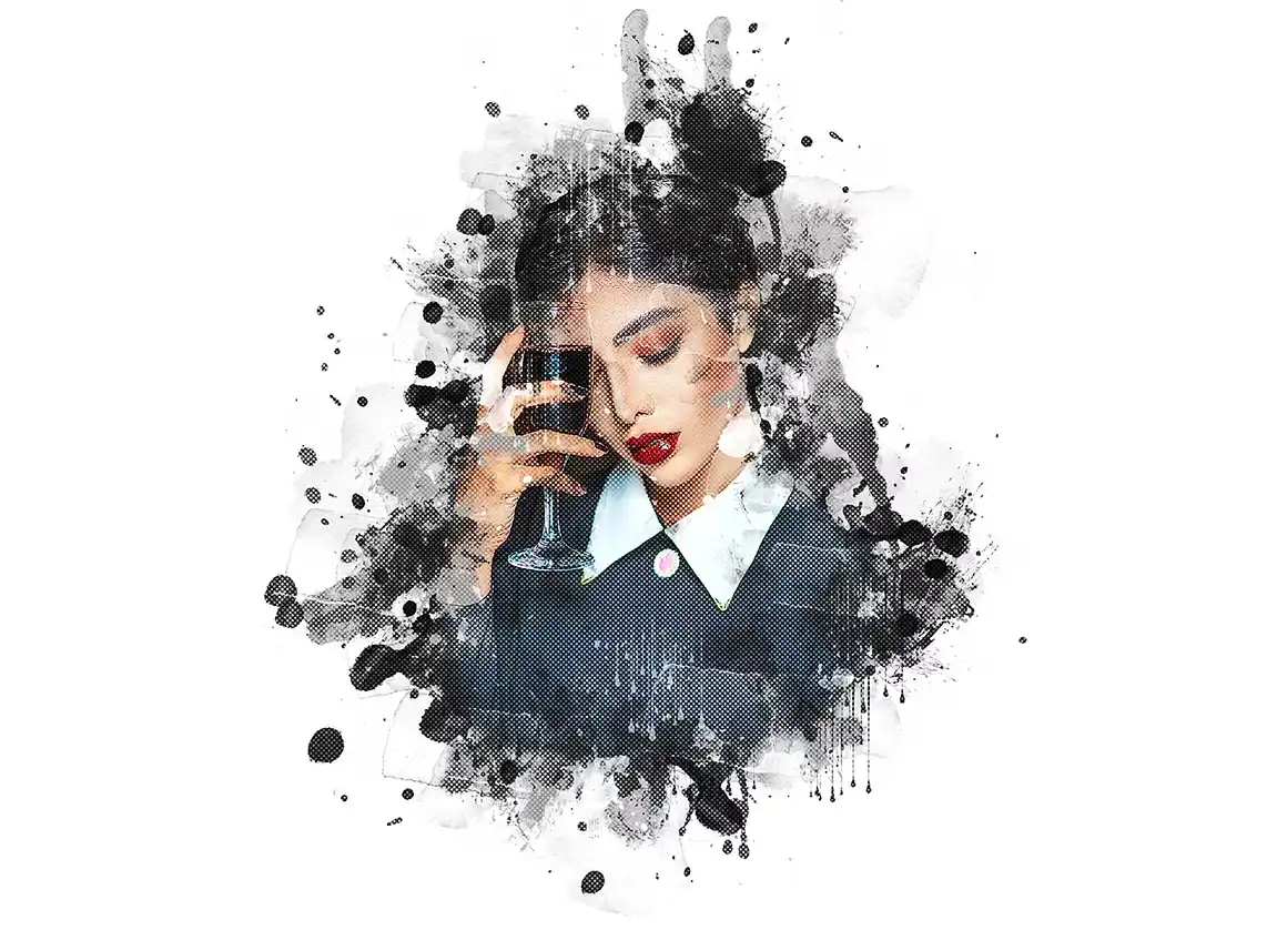 Super Ink Effect Photoshop Action 3 078530