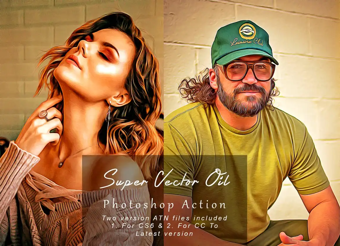 Super Vector Oil Photoshop Action