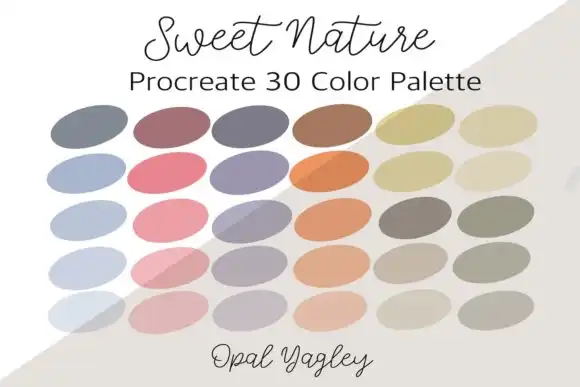 Sweet Nature Procreate Color Palette