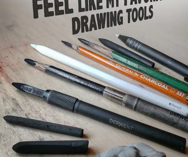 The Charcoal Master Pack - Procreate Brush Set 3 072221
