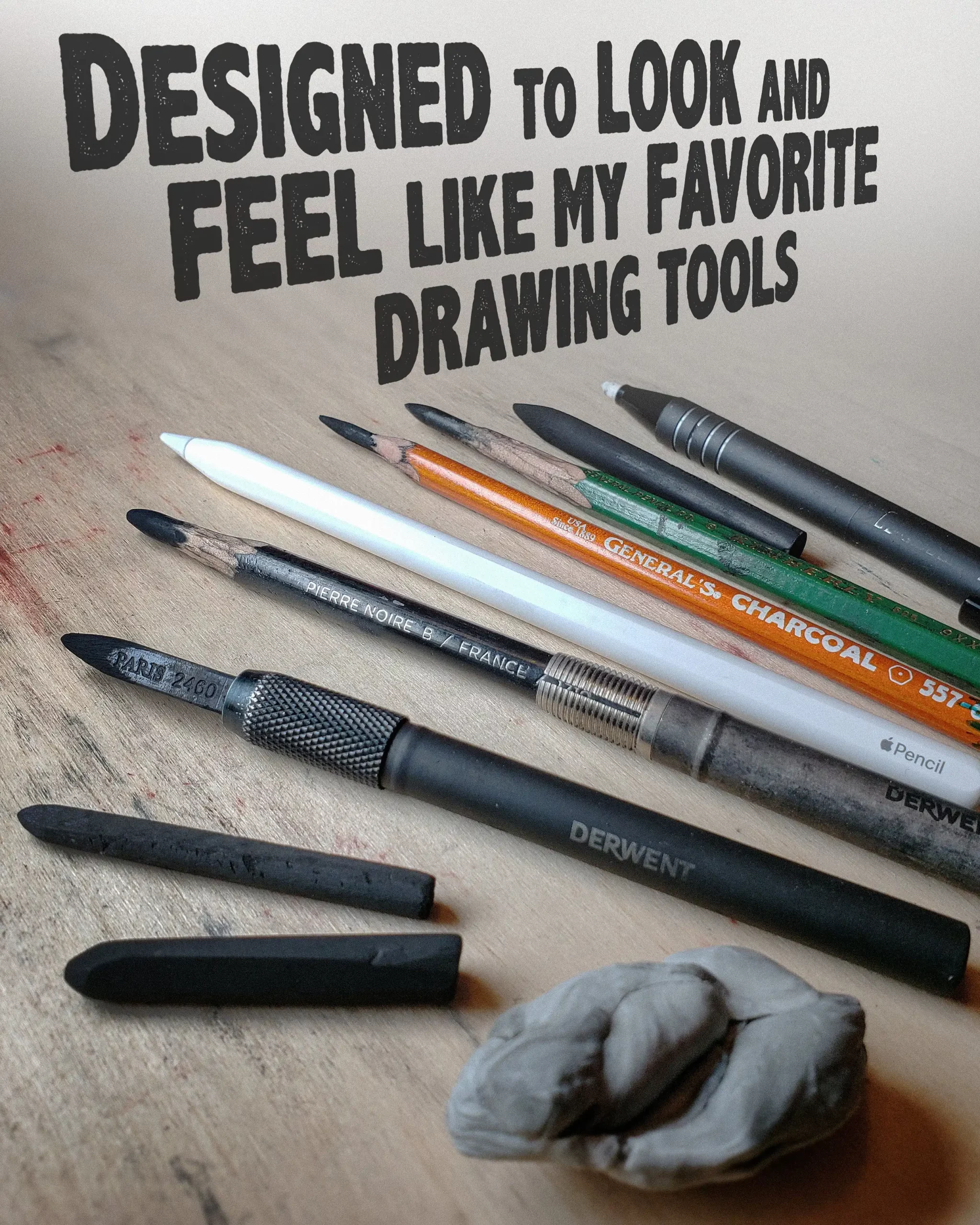 The Charcoal Master Pack - Procreate Brush Set 8 072216