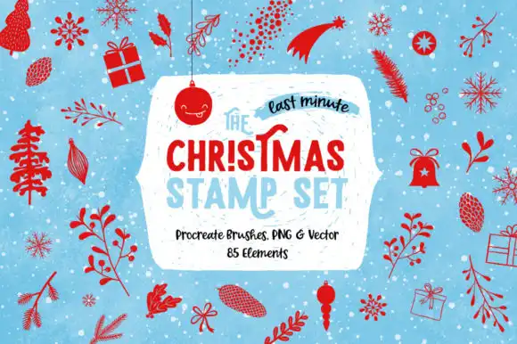 The last Minute Christmas Stamp Set