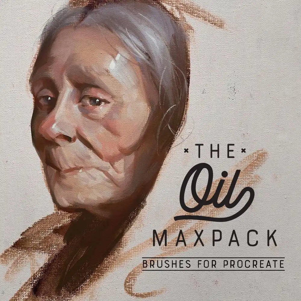 The Oil MaxPack - Brushes for Procreate Free Download