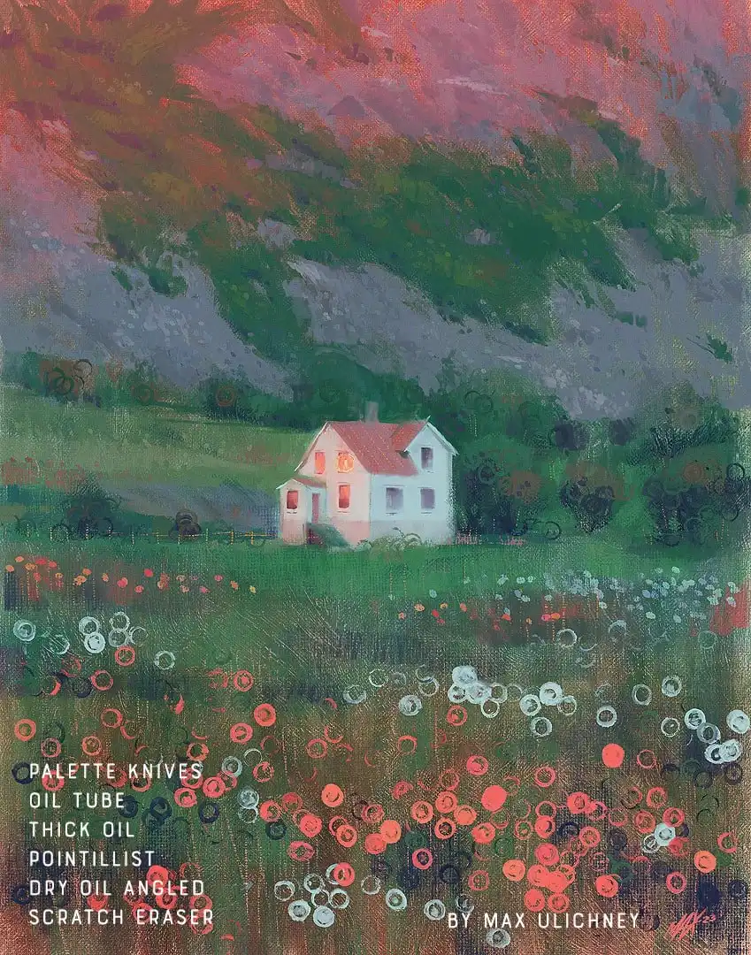 The Oil MaxPack - Brushes for Procreate Free Download