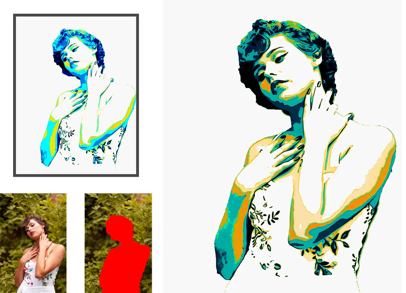 Tricolor Tracer Photoshop Action 5 078437