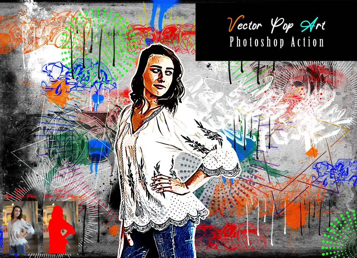 Vector Pop Art Photoshop Action