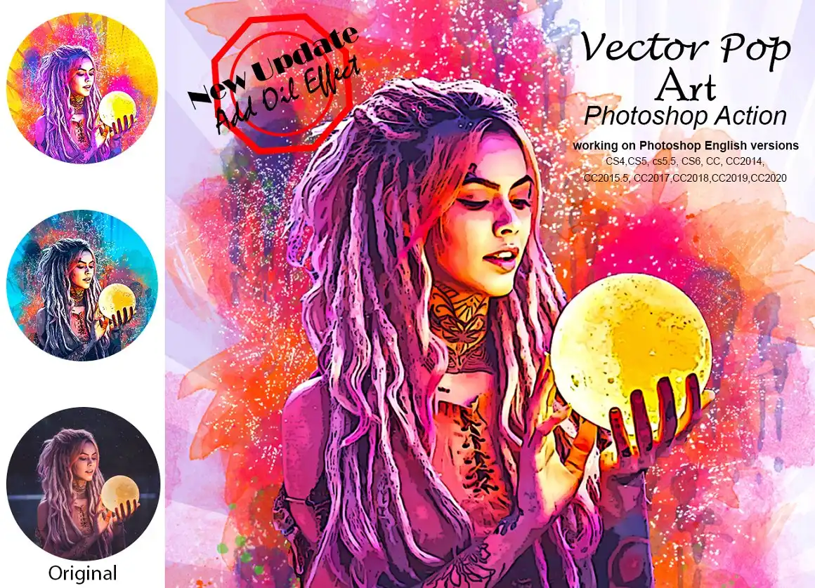 Vector Pop Art Photoshop Action-1