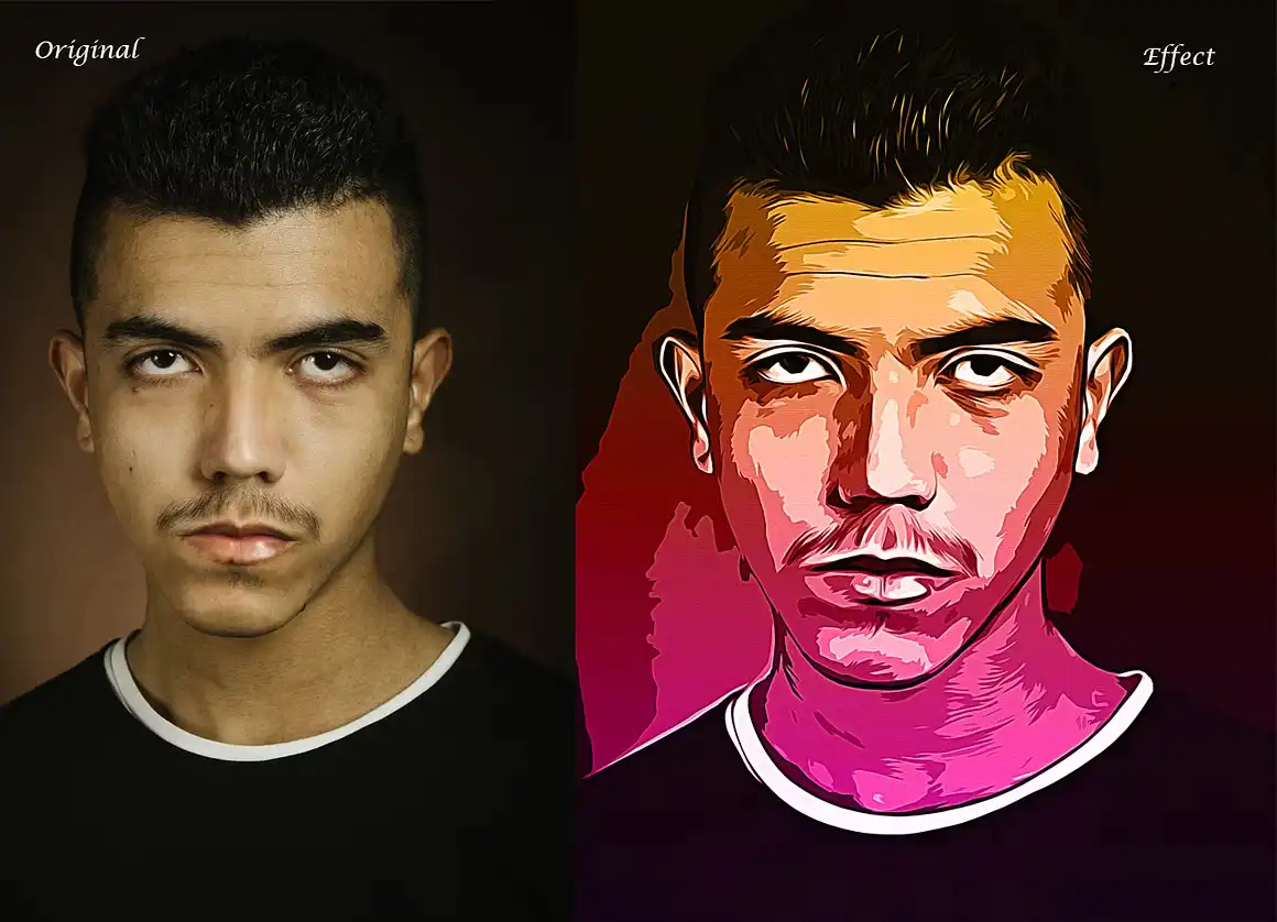Vexel Art Portrait Photoshop Action 9 078139