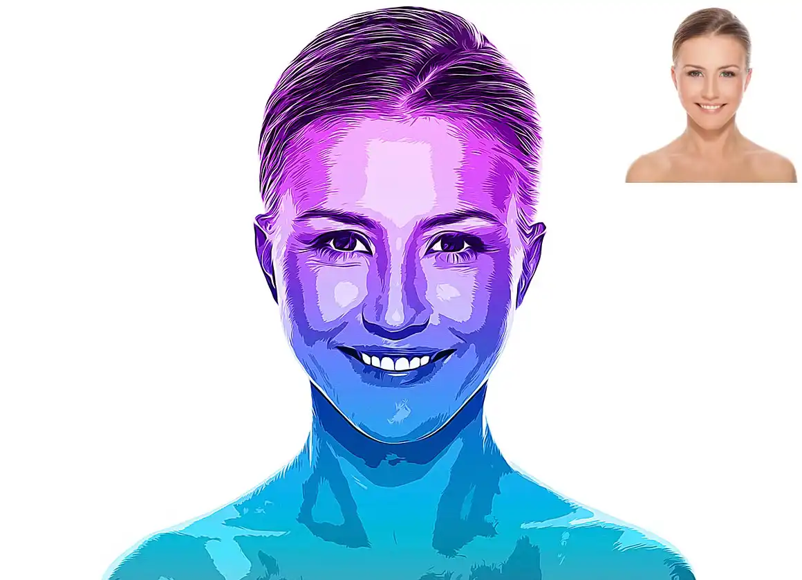 Vexel Art Portrait Photoshop Action 8 078177