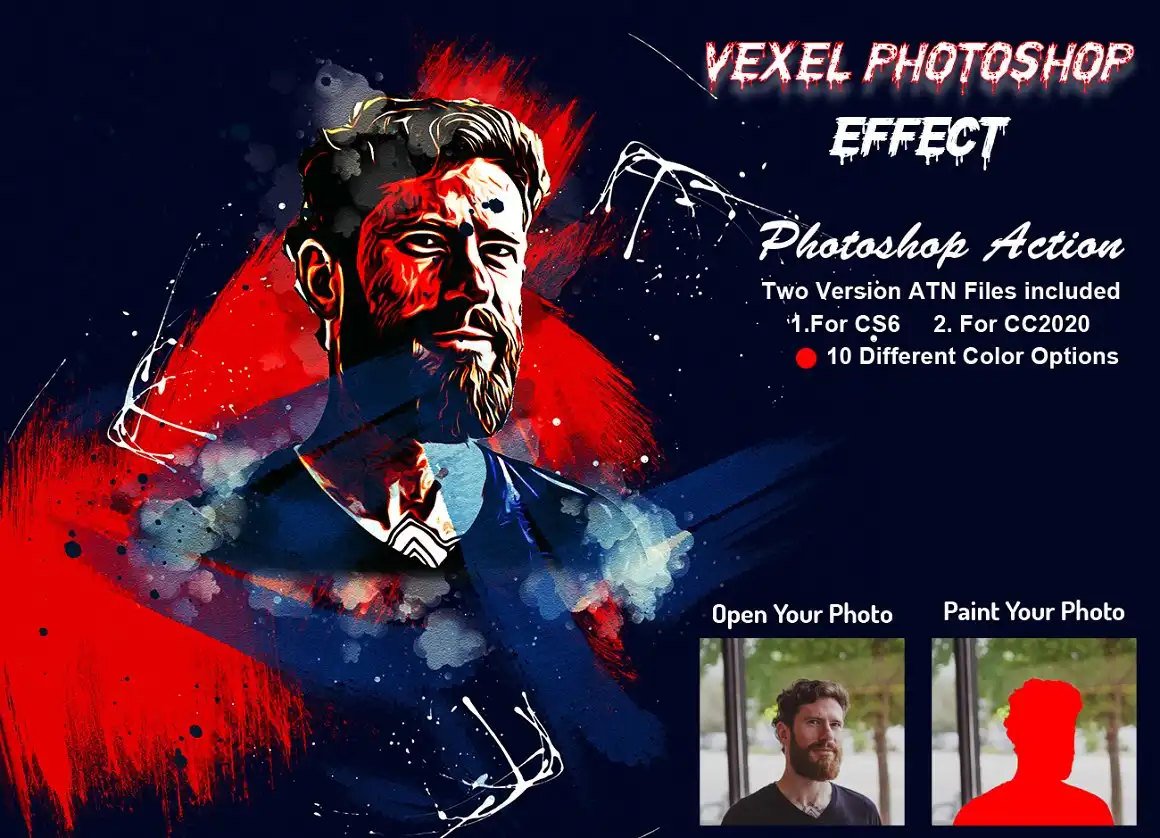 Vexel Photoshop效果