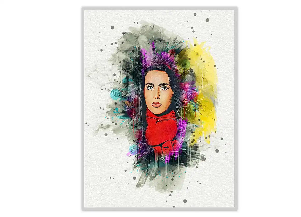 Watercolor Artistic Photoshop Action 8 078705