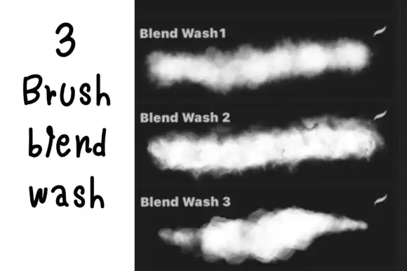 Watercolor Brush Set for Procreate 6 074029