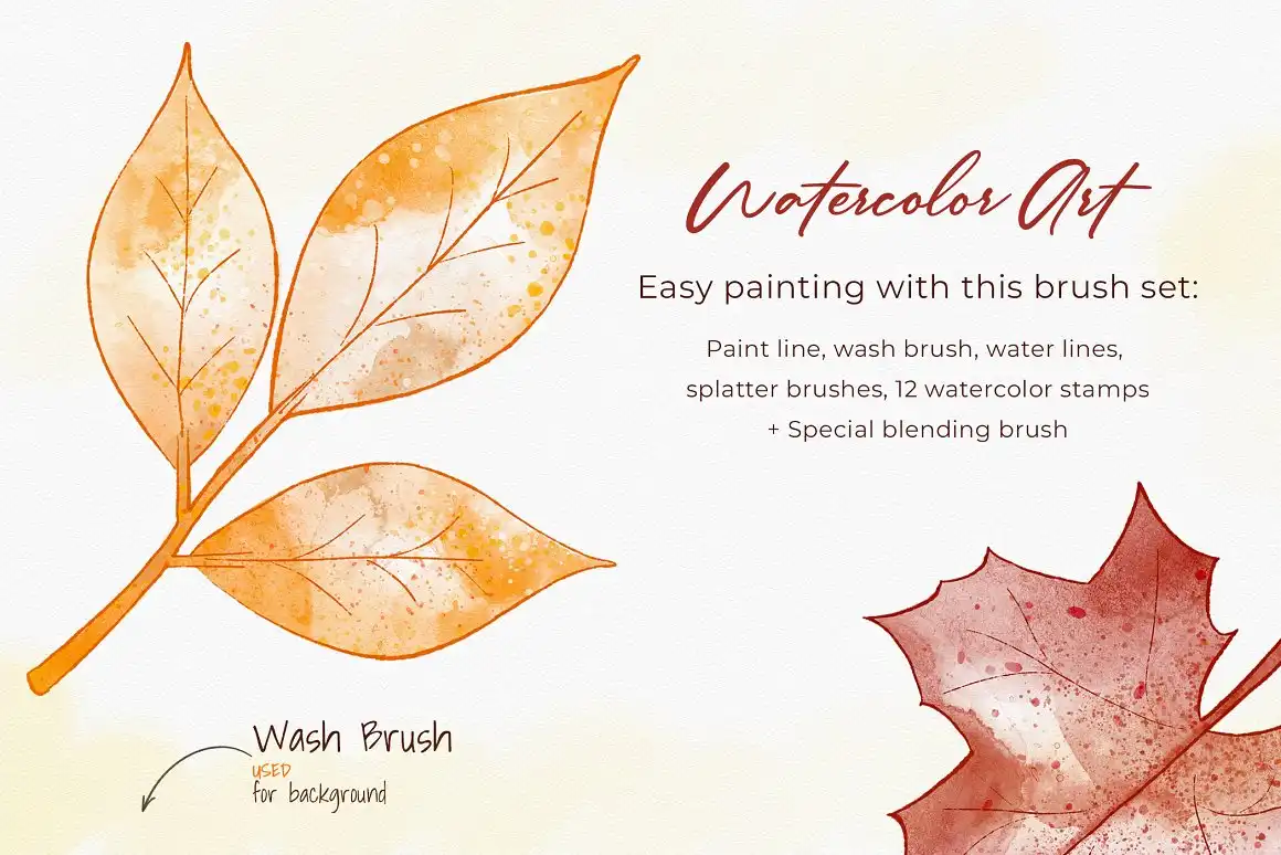 Watercolor Procreate Brushes 5 073425
