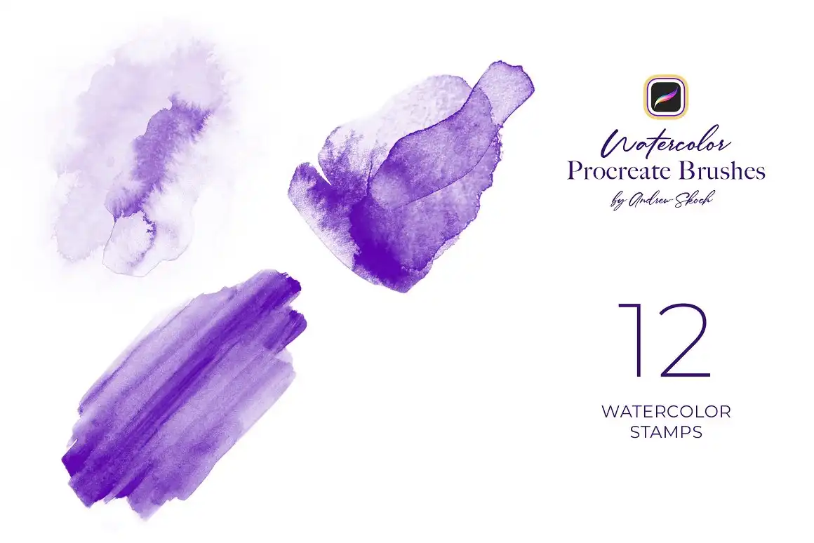 Watercolor Procreate Brushes 9 073425