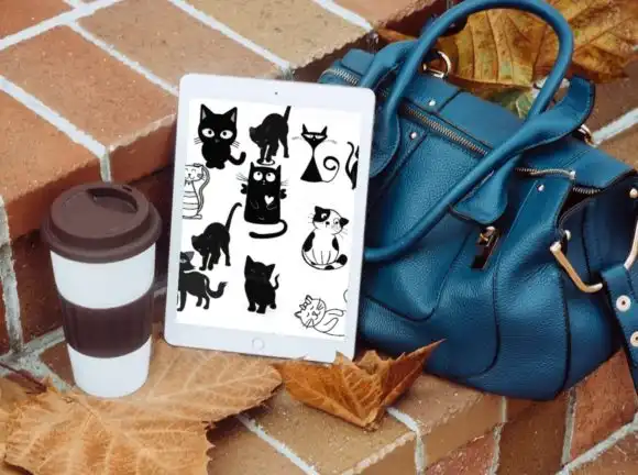 10 Beautiful Cat Brush Stamps V 4 4 10 beautiful cat brush stamps v 4 graphics 27737305 3 580x432 38952