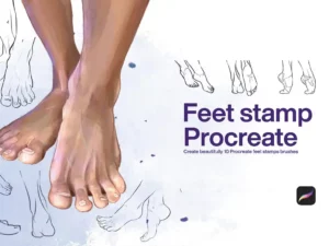 10 feet guide stamps procreate 39762