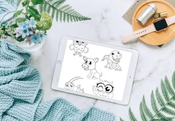 10 Kawaii Animal Brush Stamps V 2 3 10 kawaii animal brush stamps v 2 graphics 27849909 2 580x401 39077