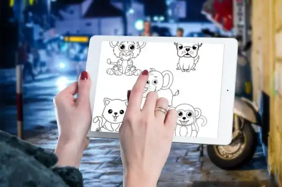 10 Kawaii Animal Brush Stamps V 2 4 10 kawaii animal brush stamps v 2 graphics 27849909 3 580x385 38157