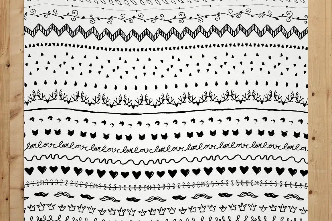 100 Pattern Brushes+9 Graphic Styles 7 100 pattern brushes+9 graphic styles (3) 45102