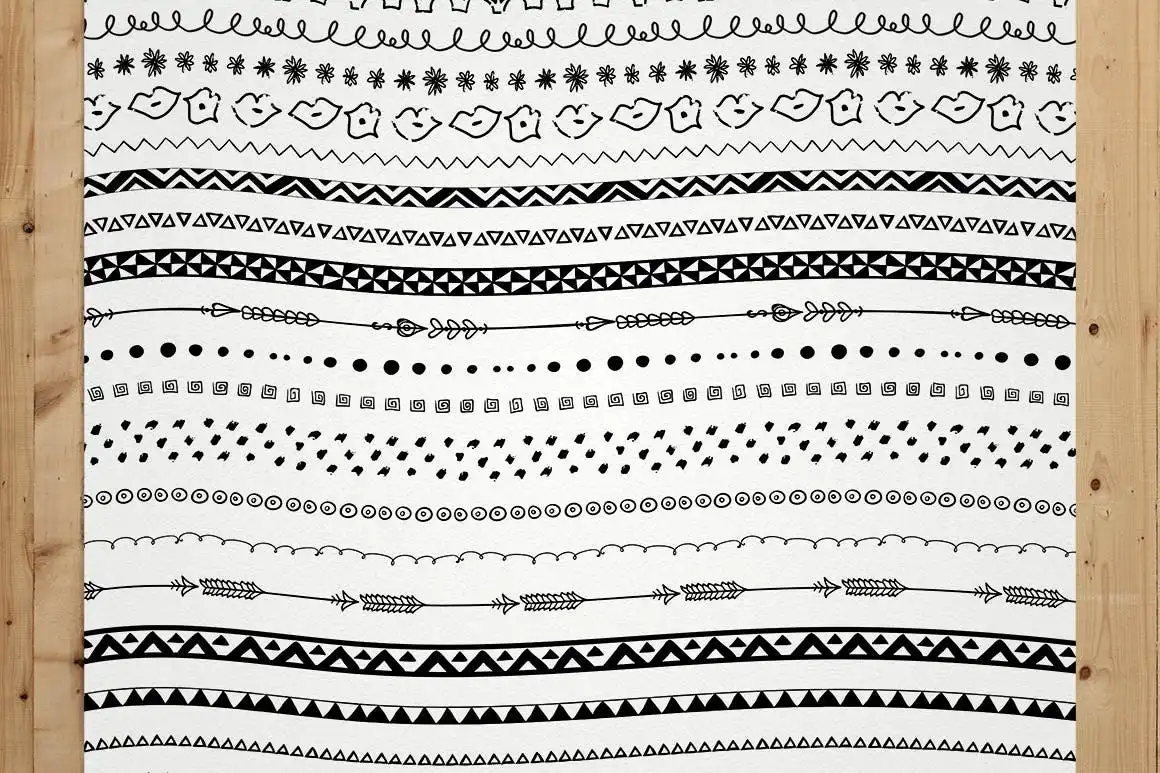 100 Pattern Brushes+9 Graphic Styles 6 100 pattern brushes+9 graphic styles (4) 45137