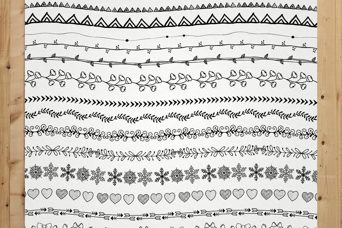 100 Pattern Brushes+9 Graphic Styles 4 100 pattern brushes+9 graphic styles (7) 45169
