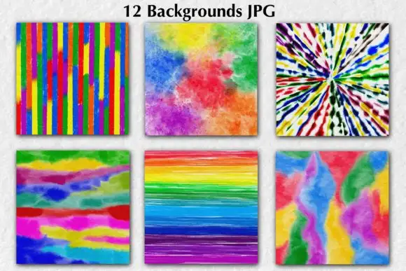 12 Colorful Rainbow Abstract Backgrounds 5 12 colorful rainbow abstract backgrounds 1 25996