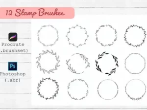 12 wreath brushes procreate photoshop graphics 8977735 1 1 580x387 32527
