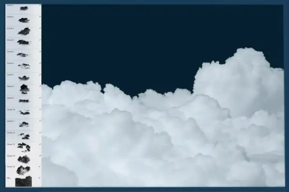 15 Clouds Stamps Brushes for Procreate 4 15 clouds stamps brushes for procreate. 1 23005