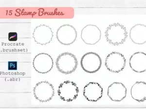 15 wreath brushes procreate photoshop graphics 8978319 1 1 580x387 32643