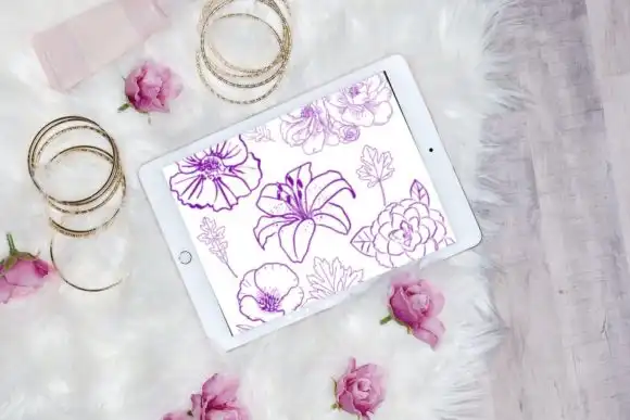 15 Beautiful Animal Heads Brush Stamps 18 5 15 beautiful flowers brush stamps v 18 graphics 27673162 5 580x387 38043