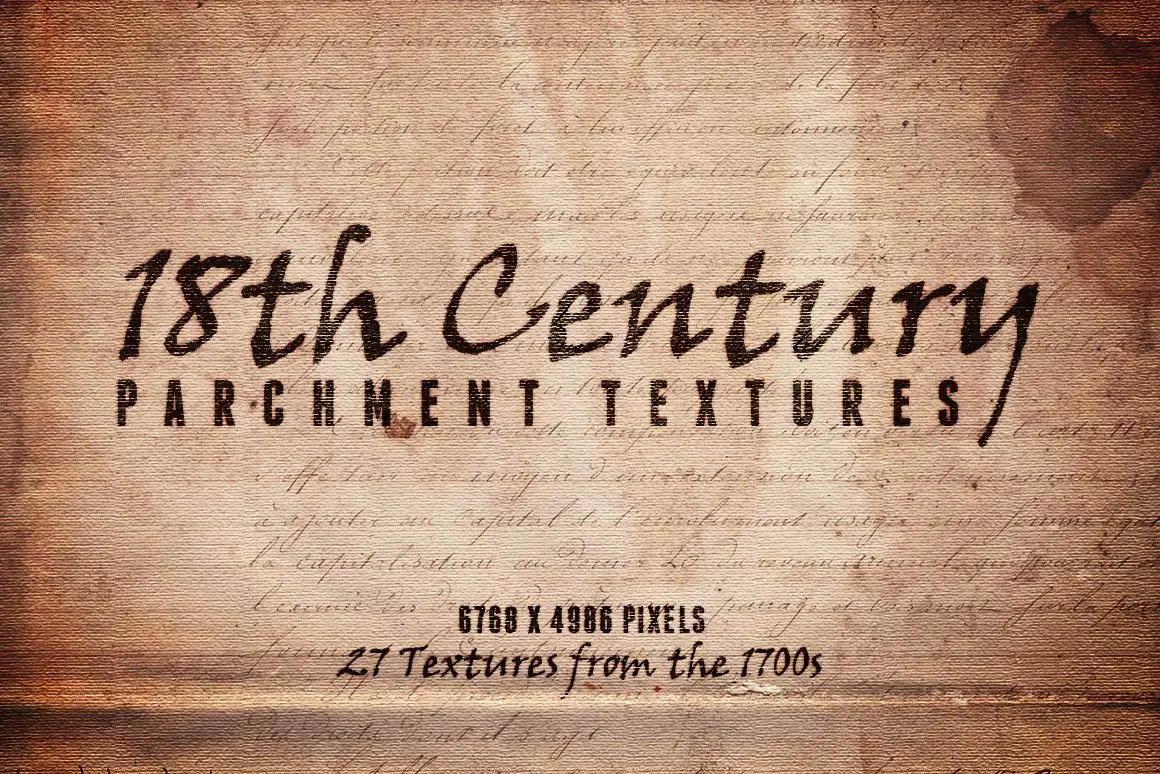 18th Century Parchment Textures 1