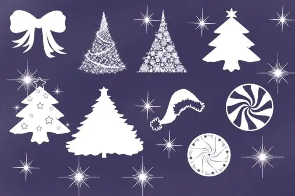 22 Brushes of Christmas Stamps for Procreate Set 3 22 brushes of christmas stamps for procreate set 2 33493