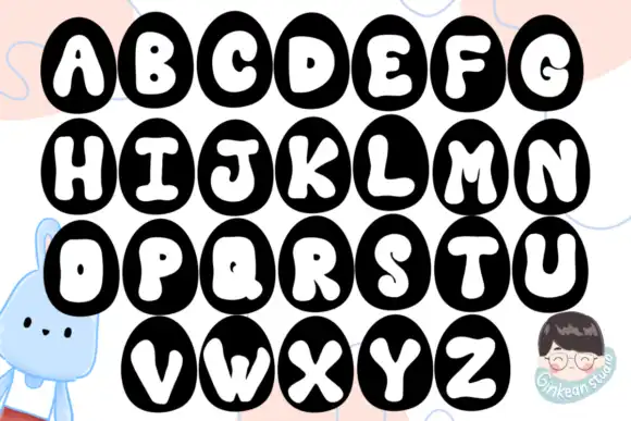 26 Alphabet Brush Stamp Procreate Easter 3 26 alphabet brush stamp procreate easter graphics 28330585 4 580x387 30634