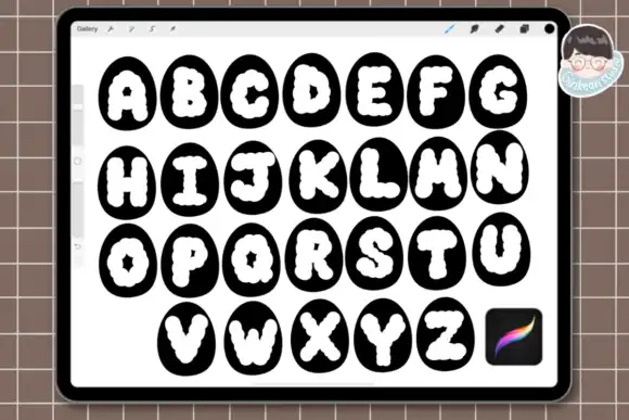 26 Alphabets Easter Egg Brush Stamp 3 26 alphabets easter egg brush stamp graphics 28389723 3 580x387 30582
