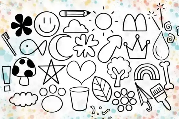 30 Doodle Procreate brushes procreate 3 30 doodle procreate brushes procreate graphics 10482965 3 580x387 30809