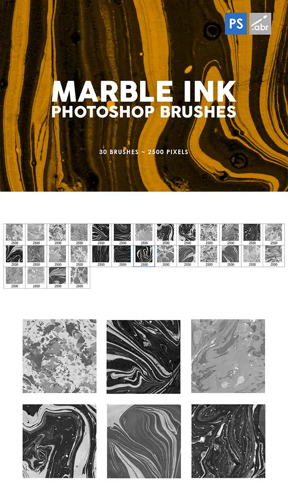 30 Marble Ink Photoshop Stamp Brushes 2 5 30 marble ink photoshop stamp brushes 2 (2) 11336