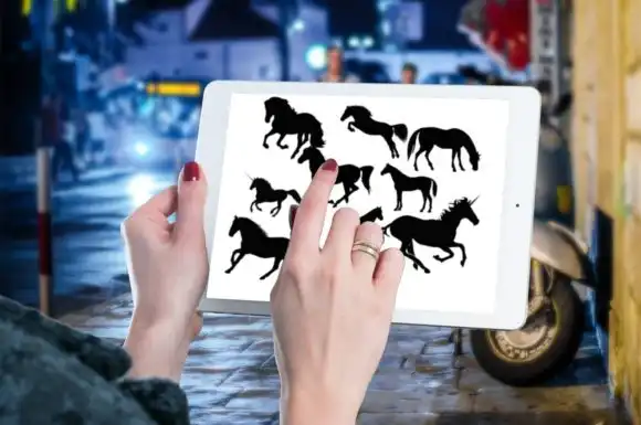 30 Beautiful Horses Brush Stamps 5 30 beautiful horses brush stamps graphics 28367021 4 580x385 38069