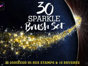 30 sparkle brush set for procreate (10) 41403