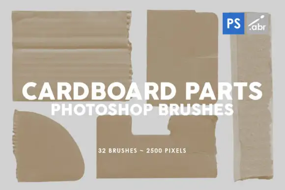32 Classic Cardboard Parts PS Brushes 6 32 classic cardboard parts ps brushes 11569