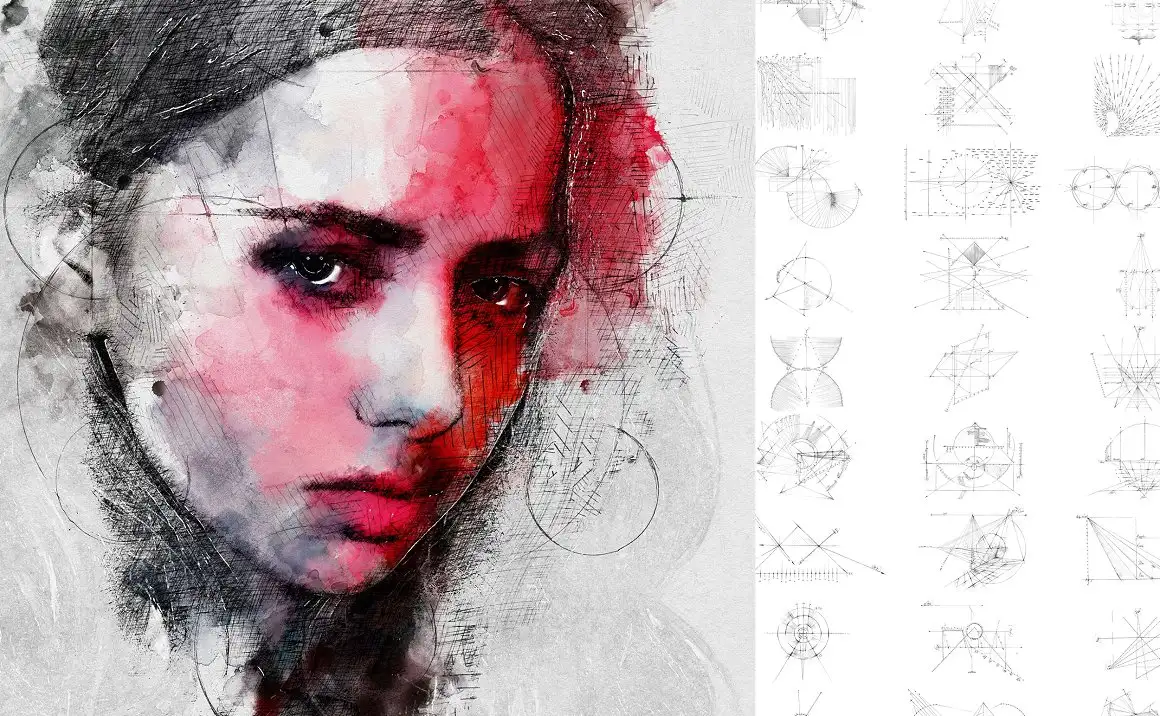 32 Technical PS Drawing Brushes 8 32 technical ps drawing brushes 22542