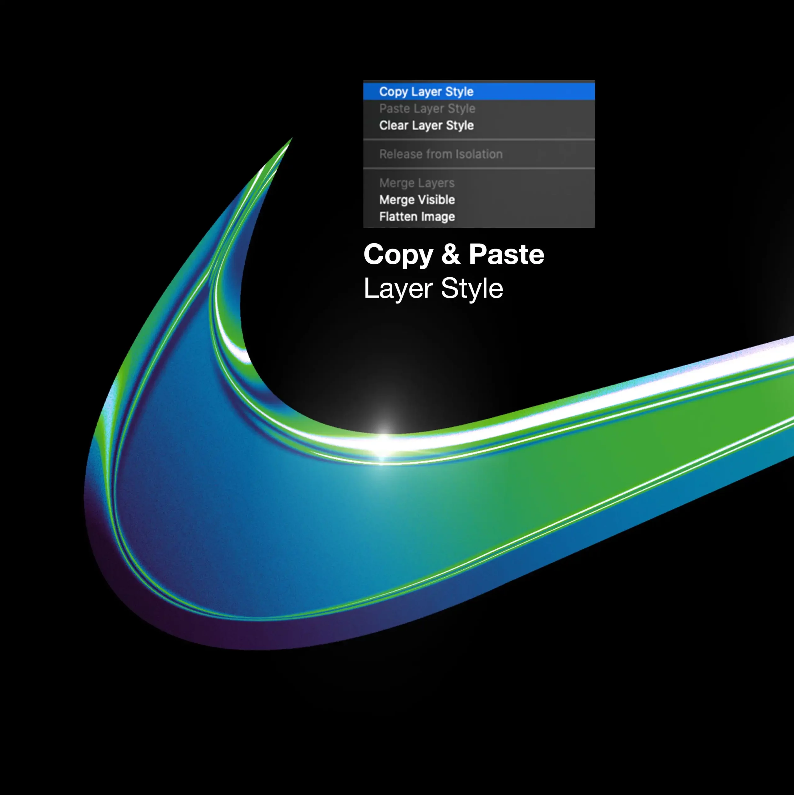 Adobe Photoshop Photo Overlay Bundle - 2 Overlays 4 3d chrome logo tutorial psd (2) 37320