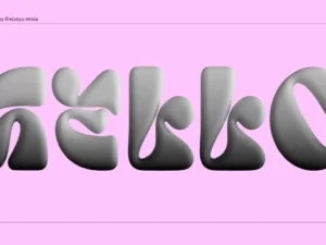 3dcolorfulexperimental font (1) 37987